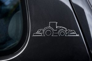 Claas Autoaufkleber Axion mit Disco