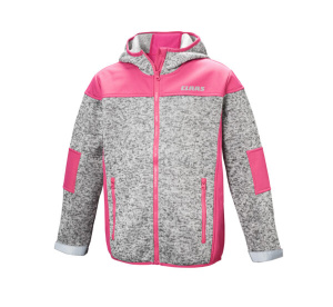 Claas Strickfleecejacke Kinder rosa, Gr. 134/140