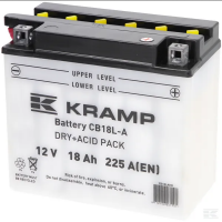 Kramp Batterie 12V 18Ah 225A mit Säurepaket