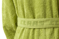 Claas Bademantel grün, Gr. S 3