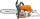 STIHL Motorsäge MS 231 C-BE, PM 3, Schienenlänge 30cm