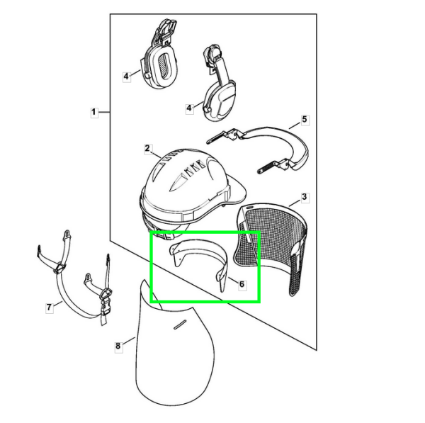 STIHL Ersatz-Schweißband für Function Basic Helm