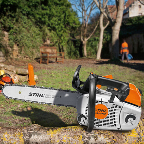 STIHL Benzin-Motorsäge MS 201 TC-M, PS3 Pro, Schienenlänge 30 cm