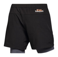 STIHL Shorts Gr. XL ATHLETIC LAYER Schwarz / Orange