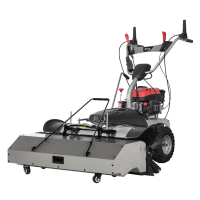 Lumag Kehrmaschine KM1000E - inkl. Sammelbehälter &