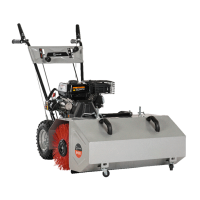 Lumag Kehrmaschine KM800 - inkl. Sammelbehälter & R