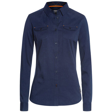 STIHL Flanellbluse Damen, blau, Größe M