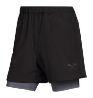 STIHL Shorts Gr. L ATHLETIC LAYER Schwarz / Orange