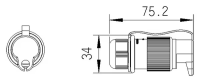 Stecker 3-polig Pin 3