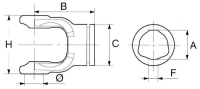Bondioli & Pavesi Profilrohrgabel f. Innenrohr Gr.2
