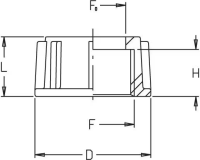 Flügelmutter 1 1/4"