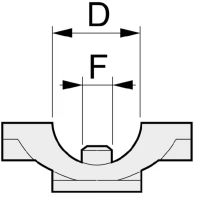Düsenhalter  für 1/2 Rohr