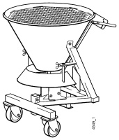 agria Schleuderstreuer f&uuml;r Einachser 3600