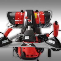 Jansen Kehrmaschine MKB-500E - inkl. Schneeschild & Kehr