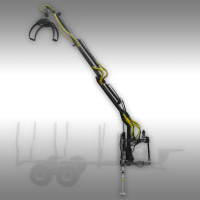 Jansen Ladekran HRW-30K, Holzladekran gallery