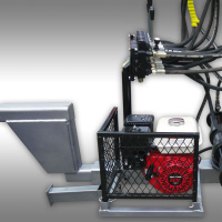 Jansen Holzrückewagen HRW-30, Holzanhänger mit Lad