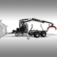 Jansen Holzrückewagen HRW-15pro, verzinkt, Holzanh&auml