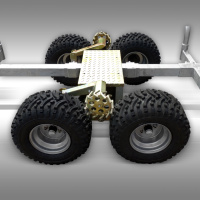 Jansen Holzrückewagen HRW-15pro, verzinkt, Holzanh&auml