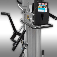 Jansen Holzspalter TS-22, 22 t mit Stammheber, Zapfwellenant