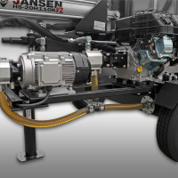 Jansen Holzspalter HS-20H110K-V2, KOMBI, Benzin+Elektro, 20 