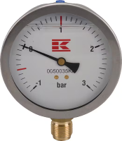 Manometer -0,1 bis 3 bar 100mm gallery