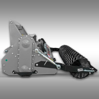 Jansen Umkehrfräse UKF-145, Bodenfräse, Heckfr&aum