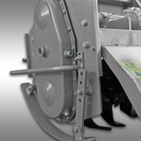 Jansen Traktorfräse TBF-125, Bodenfräse, Heckfr&au