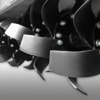 Jansen Traktorfräse TBF-125, Bodenfräse, Heckfr&au