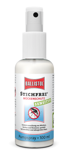 BALLISTOL Stichfrei®Sensitiv Mückenschutz Pump-Spray Öl, 100ml