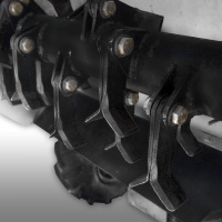 Jansen Schlegelmulcher HSM-60, Hand-Mähwerk, Rasenm&aum