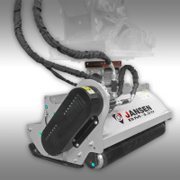 Jansen Baggermulcher BM-120, hydraulisch, Minibagger, Schleg