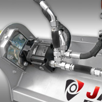 Jansen Baggermulcher BM-120, hydraulisch, Minibagger, Schleg