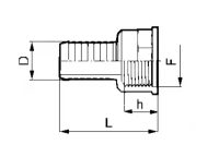 Schlauchanschluss gerade 50mm 2& gallery 53_2nd