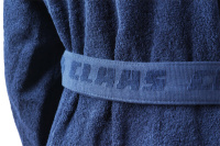 Claas Bademantel blau 3
