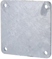 Flanschdeckel Vierkant 6" gallery