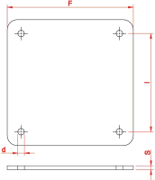 Flanschdeckel Vierkant 6" gallery 12_2nd
