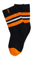 STIHL Kindersocken 3er Set STRIPES Schwarz / Weiß/ Gra
