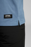 STIHL Poloshirt Gr. L ICON BLUE Blau 5