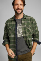 STIHL Hemd Gr. L PLAID FLANNEL Grün 4