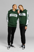 STIHL Hoodie Gr. L COLORBLOCK SLEEVE Grün 7