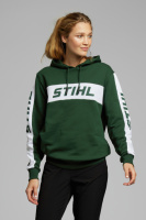 STIHL Hoodie Gr. XXL COLORBLOCK SLEEVE Grün 3