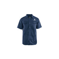 Husqvarna Kurzarmhemd Twill, Unisex, marine, Gr. XL