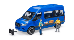 Bruder MB Sprinter Transfer mit Fahrer und Beifahrer