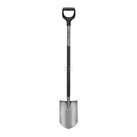 Fiskars Gartenspaten Ergonomic&trade; grau, spitz