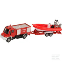 Siku Unimog Feuerwehr + Boot gallery
