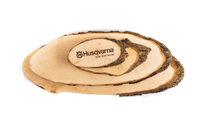 Husqvarna Holzscheibe mit Rinde, Größe L