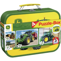 Schmidt Puzzle Box John Deere, 2x 60 und 2x 100 Teile 1