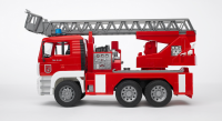 Bruder MAN Feuerwehr mit Drehleiter und Licht-Sound Modul 3