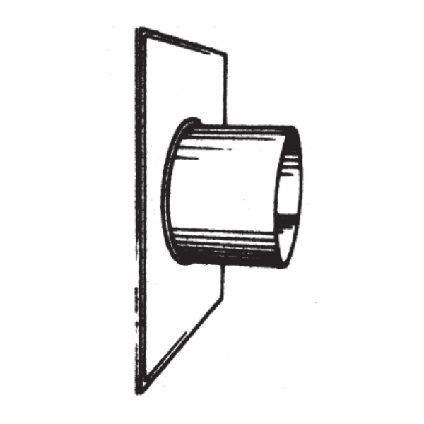 Wilms Abgasrohr Wanddurchführung, Ø 150mm