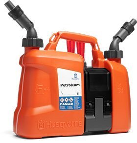 Husqvarna Kombikanister mit Werkzeugbox - 5L Kraftstoff & 2,5L Öl